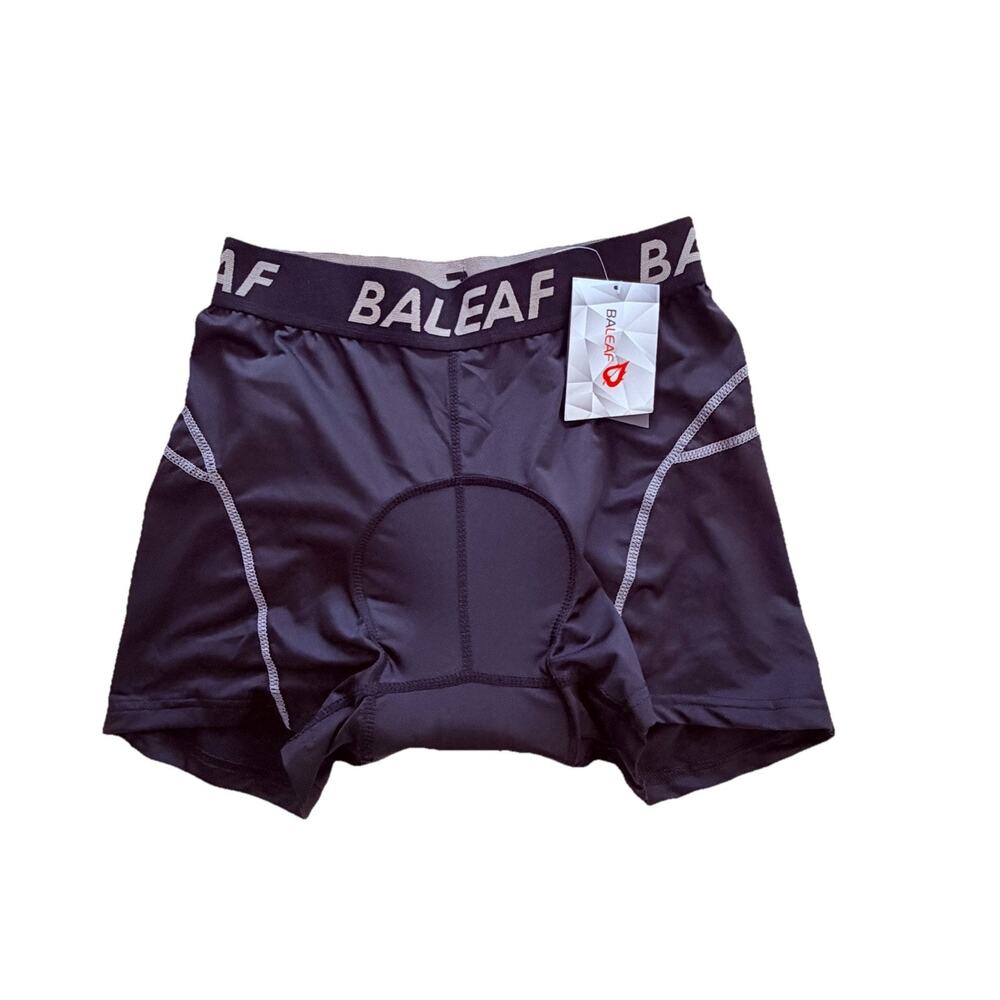 New Baleaf Mens 3D Padded Cycling Shorts Sz L Breathable Mesh NWT